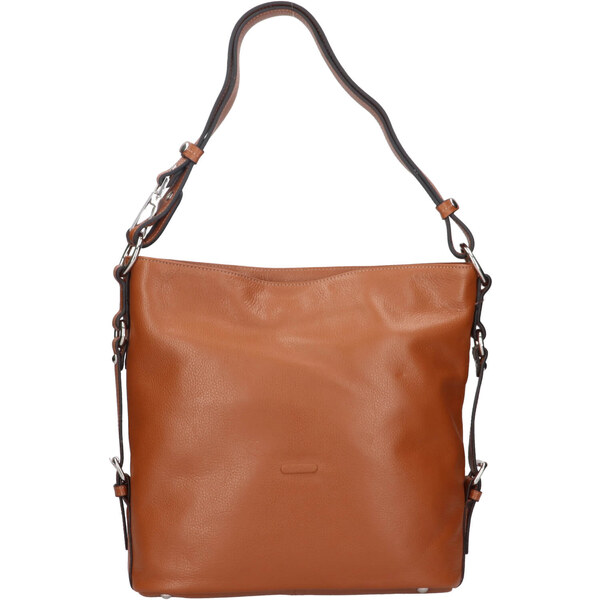 Elegantná dámska kožená kabelka Katana Nantes - svetlo hnedá 65912313