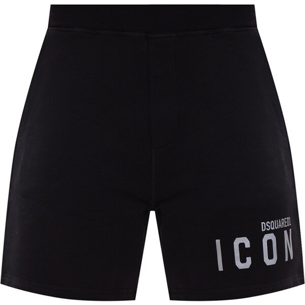 DSQUARED2 Logo Icon Black kraťasy 64571000