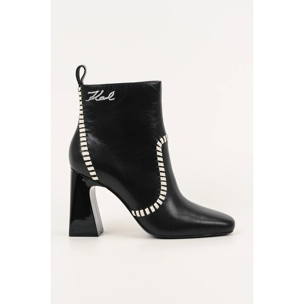 Kožené členkové topánky Karl Lagerfeld ASTRA NOVA 64570253