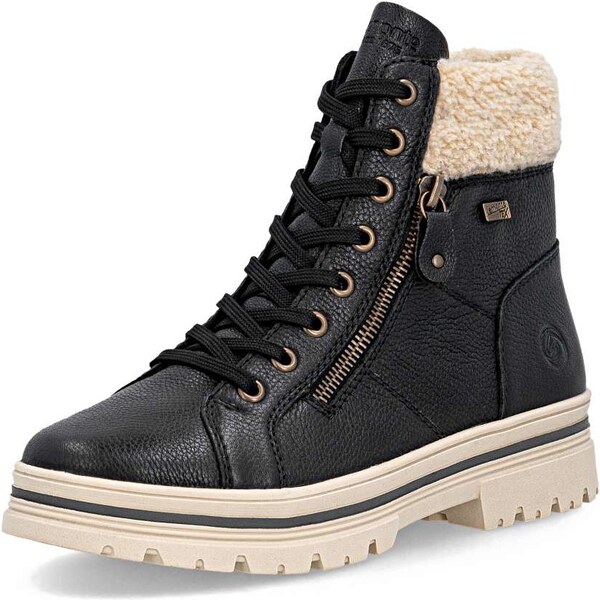 RIEKER Dámska členková obuv REMONTE D2U74-03 čierna W5 64570780