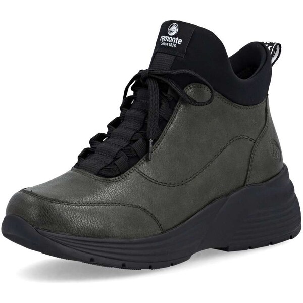 RIEKER Dámska členková obuv REMONTE D6679-52 zelená W5 64570782