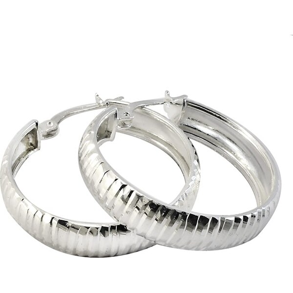 Strieborné náušnice Glare 878 64571157