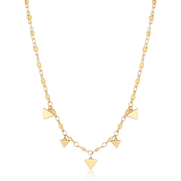 SAgapõ Pozlátený oceľový náhrdelník s príveskami Elysium SUM04 66590433