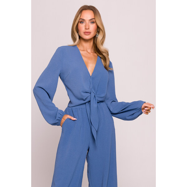 MOE Krátka blúzka | denim M861 64572726