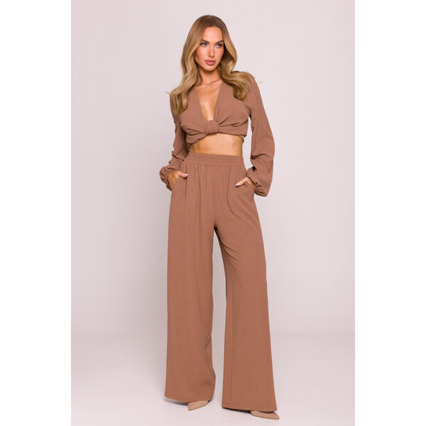 MOE Dámske letné nohavice | chocolate M862 64572729