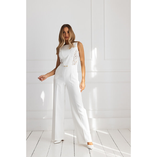 MOE Dámsky overál s čipkou | ecru M866 64572736