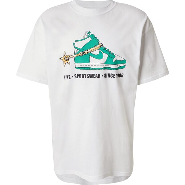 Nike Sportswear Tričko žltá / nefritová / čierna / biela 64356915