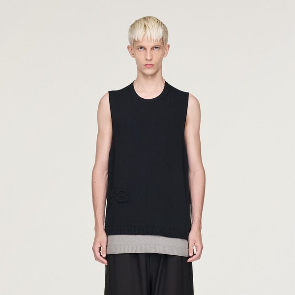 Adidas Úpletová vesta slogom Y-3 64576977