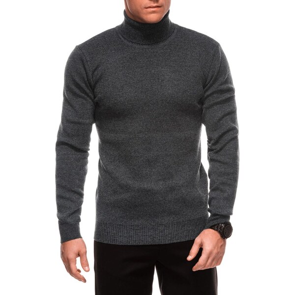 Inny Moderný grafitový pánsky rolák E249 64585199