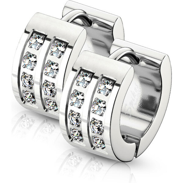 Dámske náušnice z chirurgickej ocele ALLEGRA 64587790