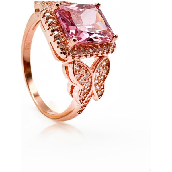 MAJYA Strieborný prsteň s kamienkom BRIGITA 10729/5 64581350