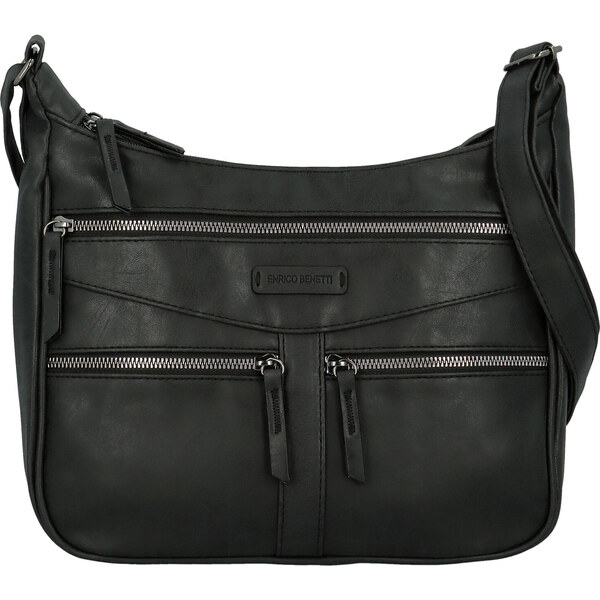 Dámska crossbody kabelka čierna - Enrico Benetti Iballa čierna 64589281