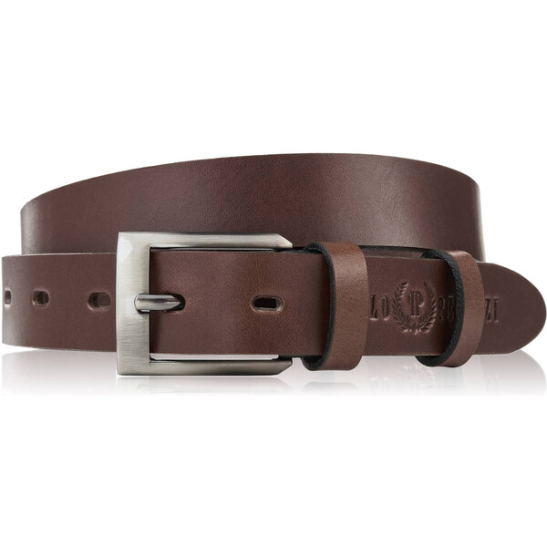 Paolo Peruzzi Pánsky elegantný kožený opasok prémiovej kvality s 64589311