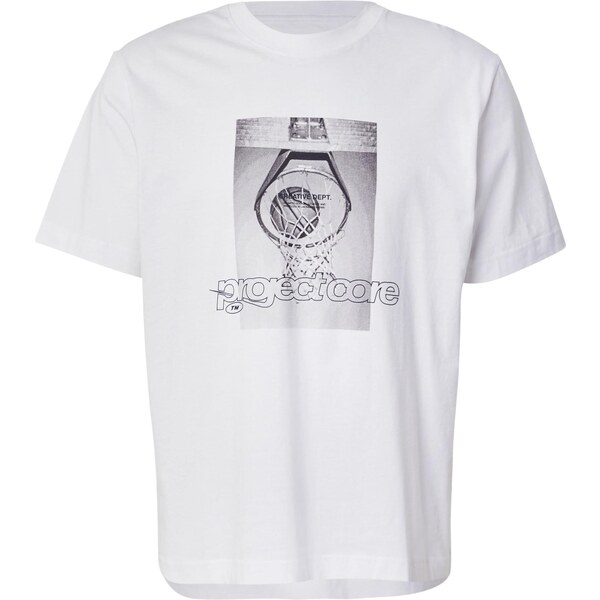 JACK & JONES Tričko JCOUNION sivá / čierna / biela 64590635