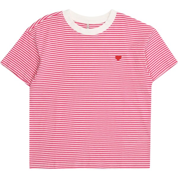ONLY GIRLS Tričko červená / purpurová / biela 65885145
