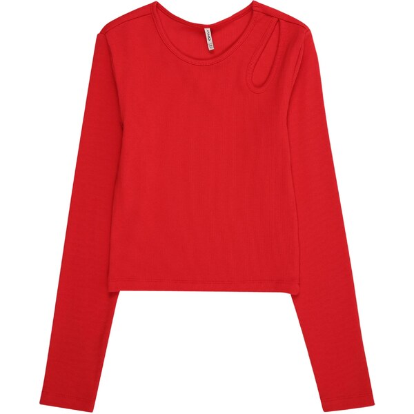 ONLY GIRLS Tričko KOGNESSA ohnivo červená 65885143