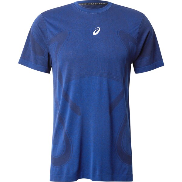 ASICS Funkčné tričko Road modrá / tmavomodrá / biela 64802109