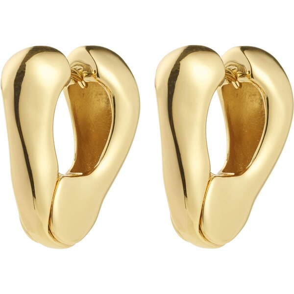 Pilgrim Náušnice Free zlatá 65657397