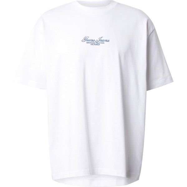 GUESS JEANS Tričko modrá / biela 64590686