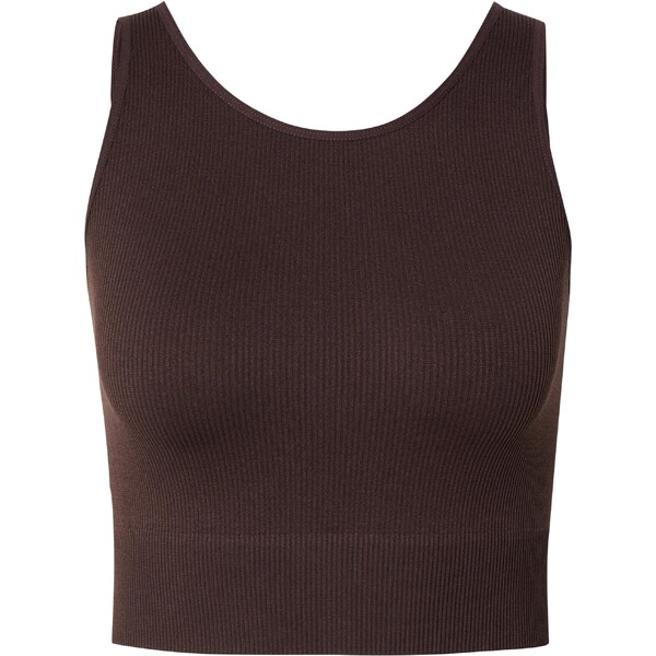 ONLY PLAY Športový top ONPJAIA čokoládová 65658223