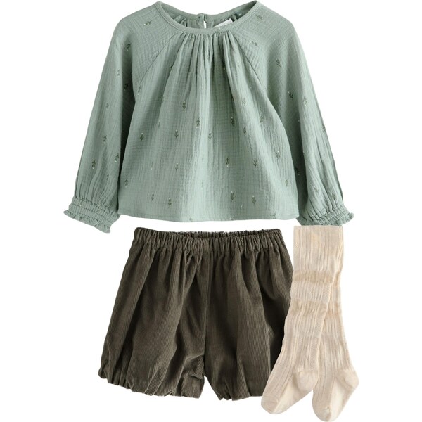 Next Set béžová / zelená / tmavozelená 65882011