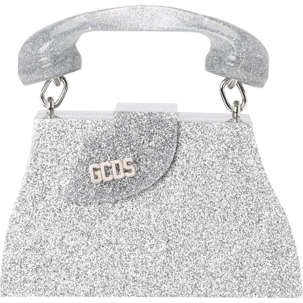 GCDS Listová kabelka strieborná 66057004
