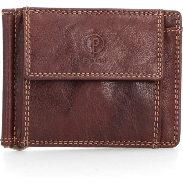 Pánska kožená peňaženka Poyem hnedá 5210 Poyem H 64019609