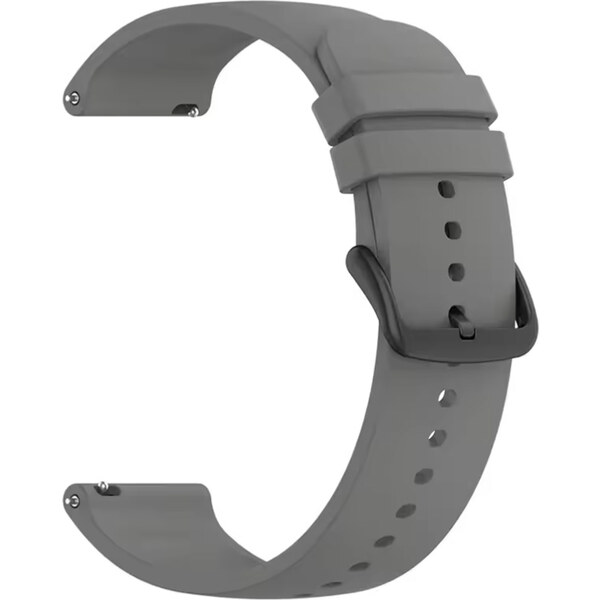 Madvell Silikónový remienok sivý s hranatým zapínaním 22 mm 57174885