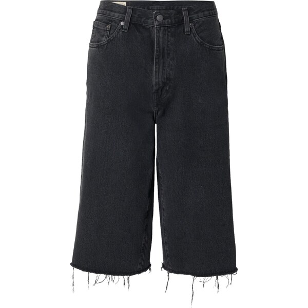 LEVIS Džínsy 478 Baggy Capri čierny denim 64603010