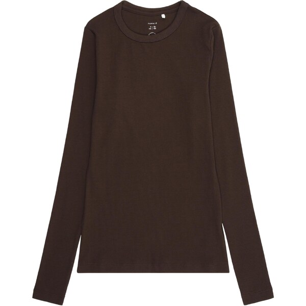 NAME IT Tričko NKFNakal tmavohnedá 65654729