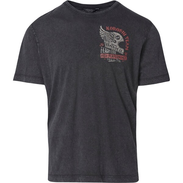 KOROSHI Tričko zmiešané farby / čierna 65883493
