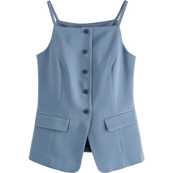 Next Vesta k obleku modrosivá 64746680