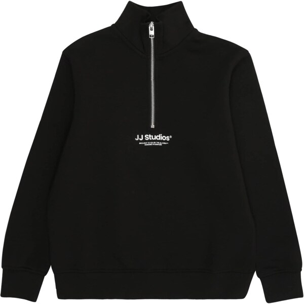 Jack & Jones Junior Mikina JJESOHO čierna / biela 64746794