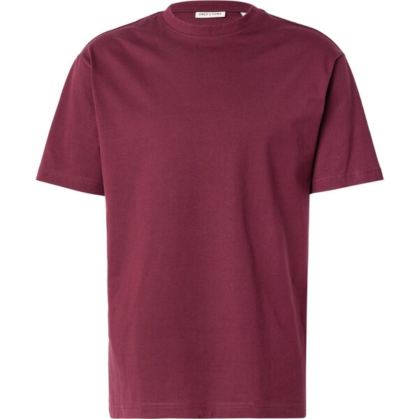 Only & Sons Tričko ONSFRED vínovo červená 64603252