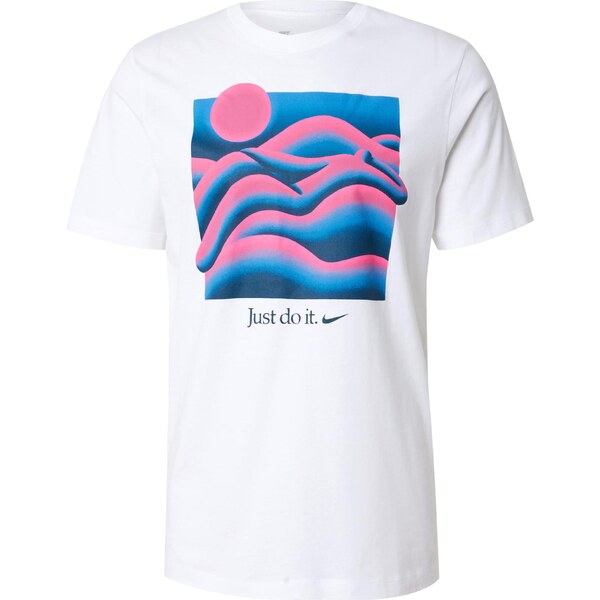 Nike Sportswear Tričko námornícka modrá / azúrová / svetloružová / 64603264