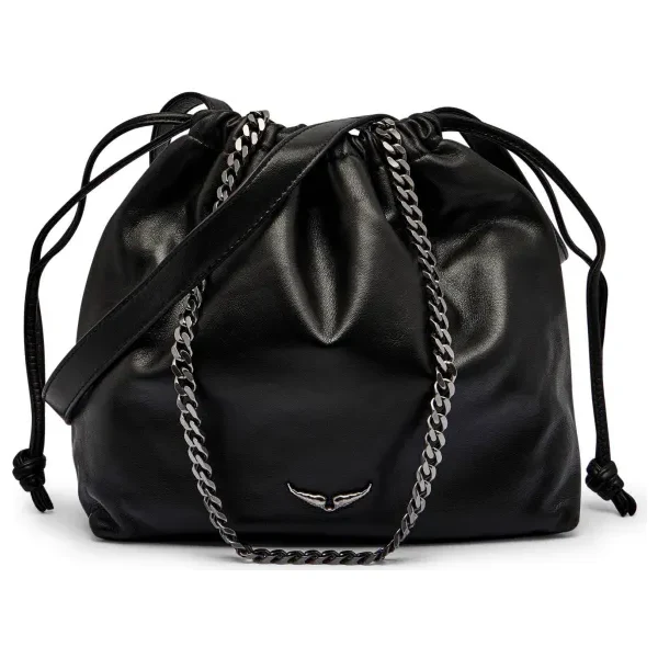 Zadig&Voltaire Kožený vak na chrbát ROCK TODAY 64601550