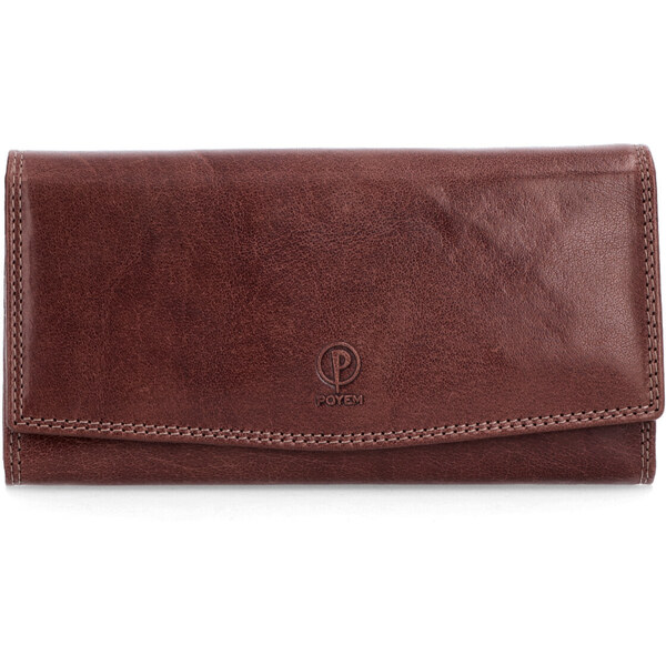 Dámska kožená peňaženka Poyem hnedá 5215 Poyem H 17715120