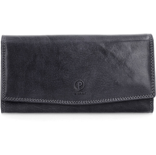 Dámska kožená peňaženka Poyem čierna 5215 Poyem C 17715121