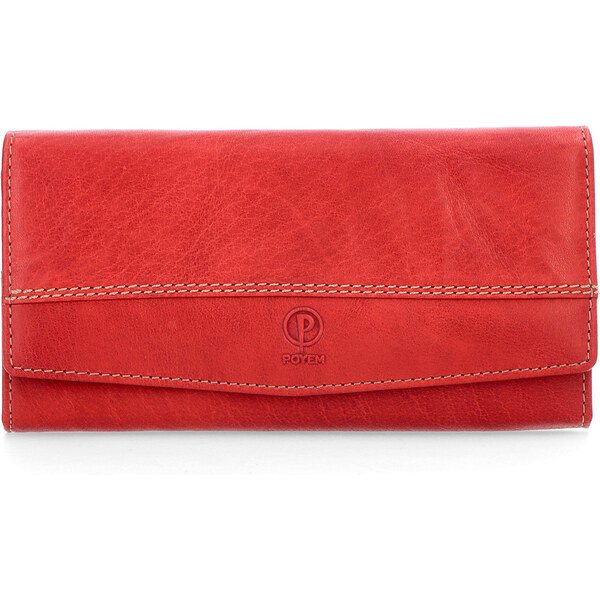Dámska kožená peňaženka Poyem červená 5224 Poyem CV 35593562