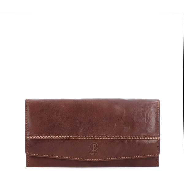 Dámska kožená peňaženka Poyem hnedá 5224 Poyem H 64019600