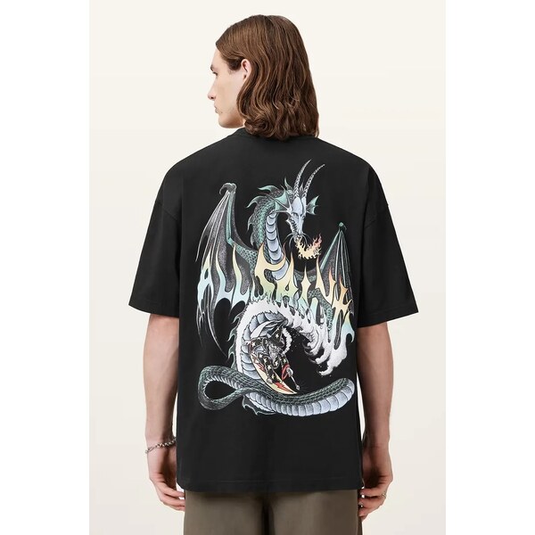 Bavlnené tričko AllSaints DRAGON 64722227