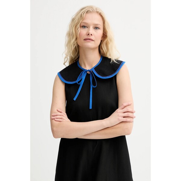 Ozdobný džínsový golier Renewed creative upcycling 64721818