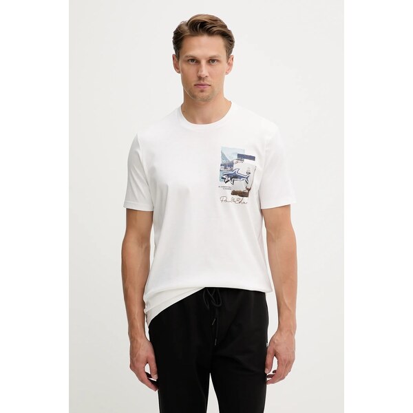 Bavlnené tričko Paul&Shark Knitwear 64722691