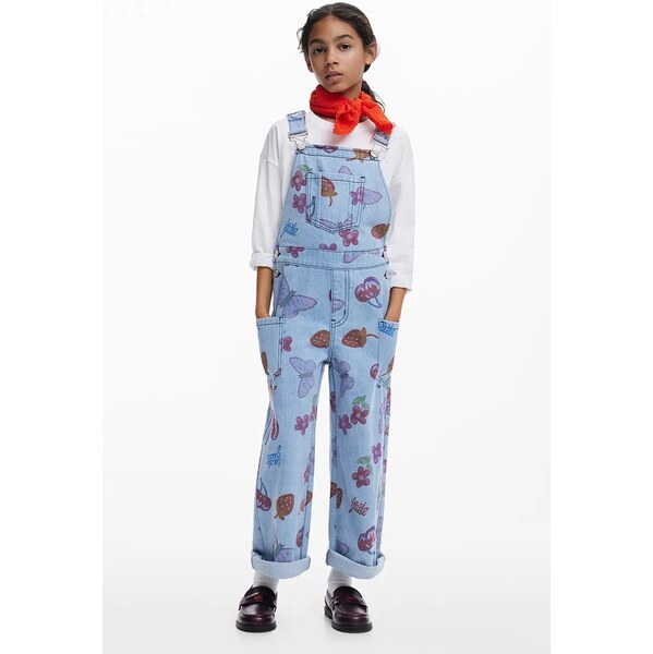 Detské rifľové nohavice na traky Desigual 64726869