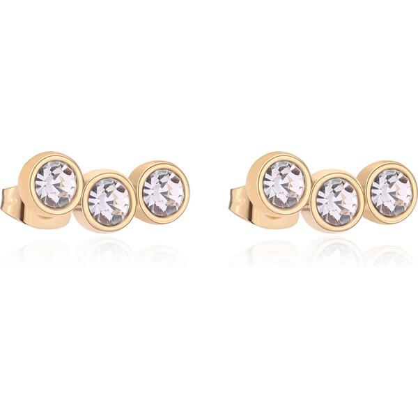 SAgapõ Pozdĺžne pozlátené náušnice pre ženy Luce SCE30 66579201