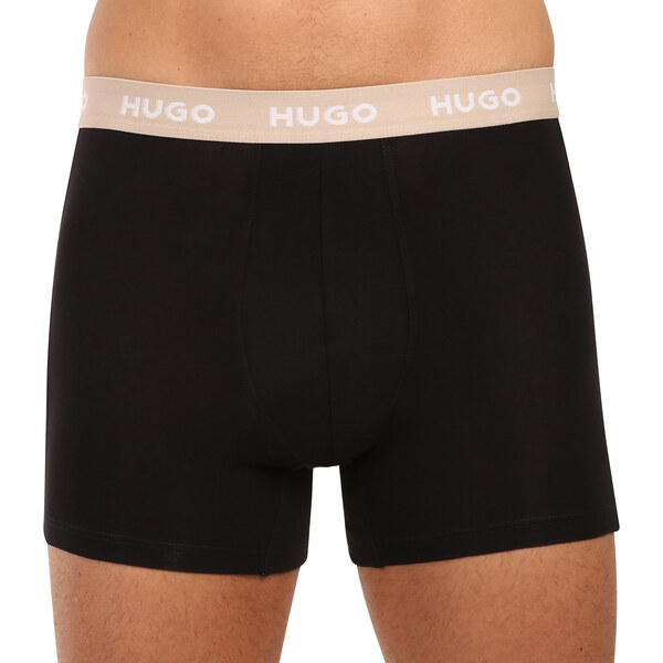 3PACK pánske boxerky HUGO čierné (50532613 987) 64726438