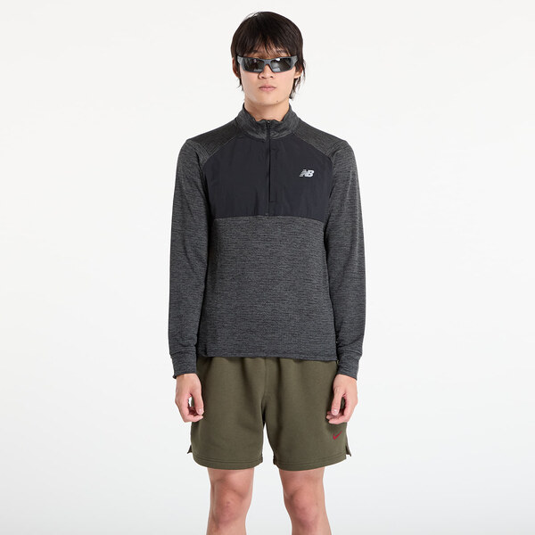 New Balance Athletics Heat Grid 1/2 Zip Black S 64728150