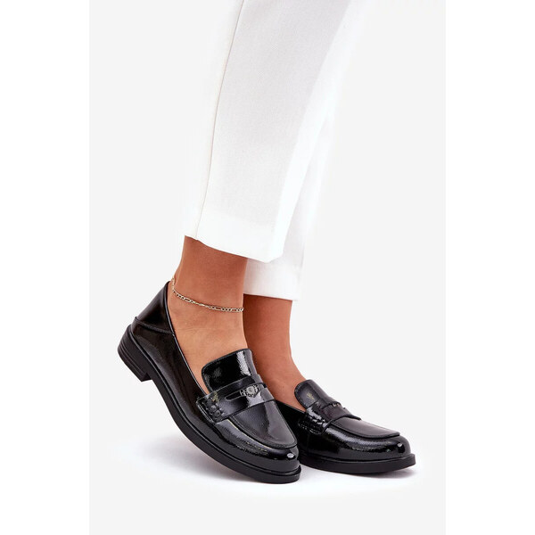 Dámske mokasíny 18100 Black - VINCEZA 64729264