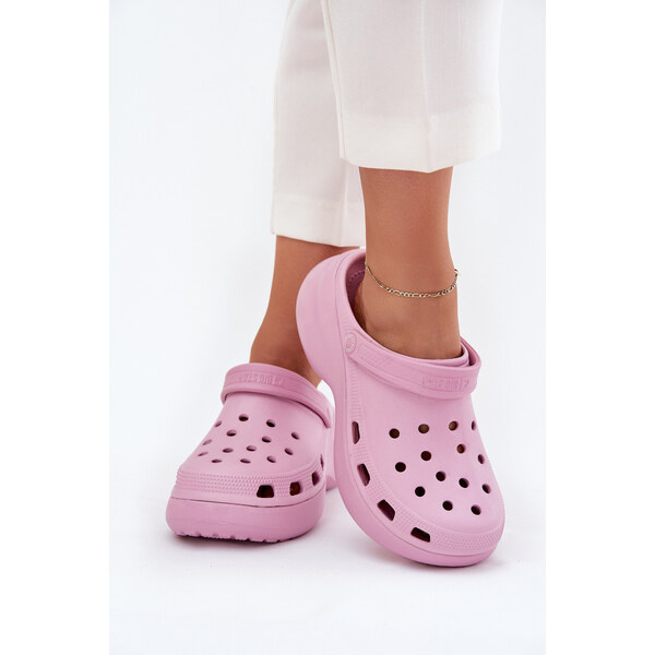 Big Star Shoes Piankowe Klapki Damskie Na Masywnej Podeszwie Big Star 66663356