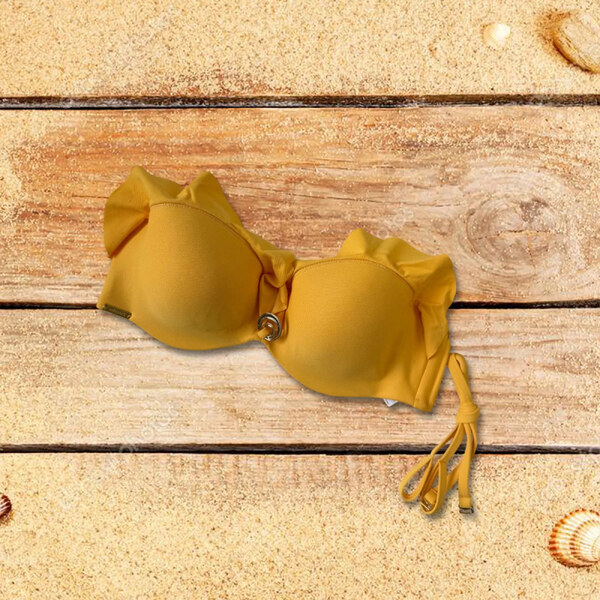 Vrchný diel plaviek BA116 žltý - Selmark 64729043